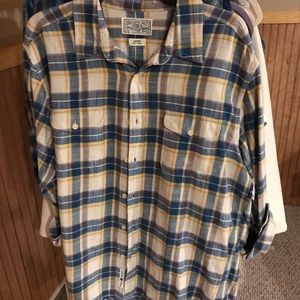 Men’s Lucky Brand Long Sleeve Button Up Size L!